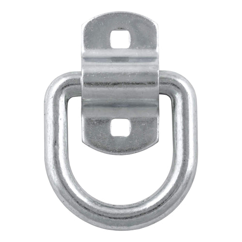 CURT 3 x 3-Inch Surface-Mounted Trailer D-Ring Tie Down Anchor, 11,000 lbs Break Strength 83742