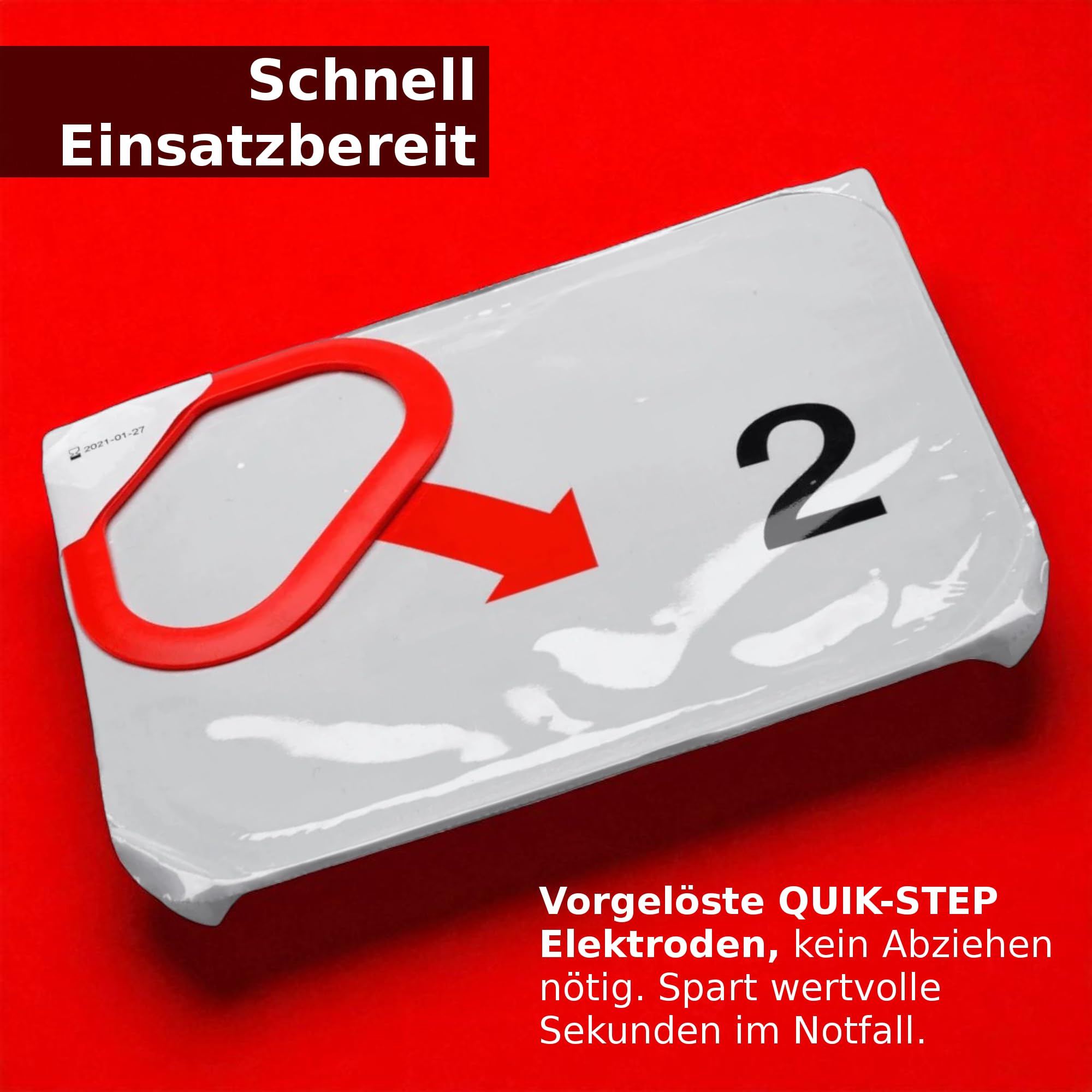 CR2 LIFEPAK QUICK-STEP Electrodes Pack