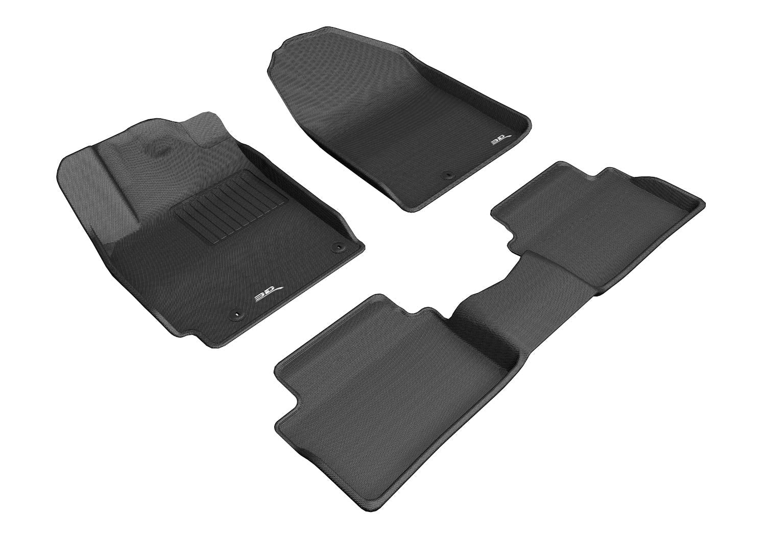 KAGU 3D MAXpider Floor Mat (BLACK) Compatible with HYUNDAI VELOSTER 2019-2023 - Full Set