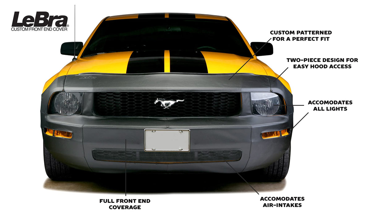 Custom LeBra Front End Cover | 551684-01 | Compatible with Select Mazda CX-5 Models, Black