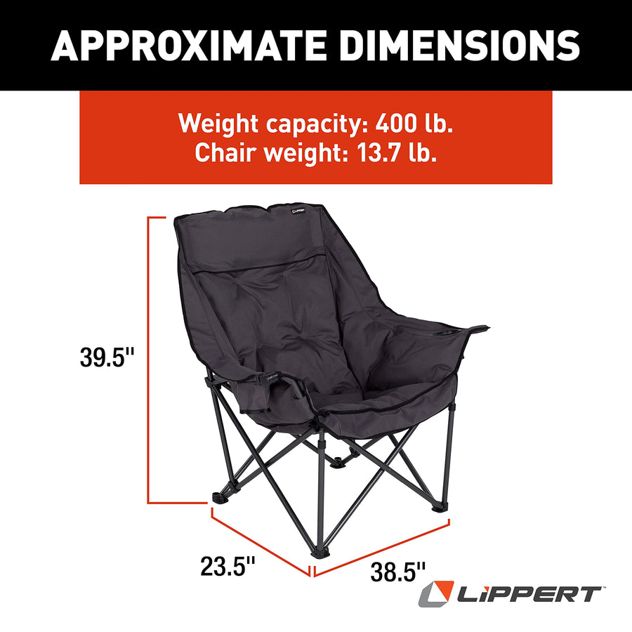 Camping Chair Big Bear Padded with Carry Bag