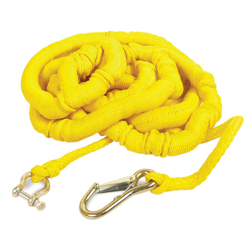 Dockmate Anchor Buddy Anchor Line | Secure Boat Mooring & Effortless Anchoring | Stretchable from 14' to 50' | 4,000-lb Capacity