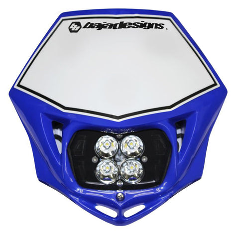 Baja Designs Squadron Pro Motorcycle LED Headlight Kit (A/C) w/Shell (Blue Shell)