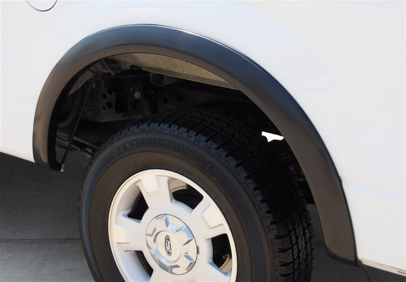 Lund Elite Series SX312SB Black Sport Style Standard Rear Fender Flare - 2 Piece