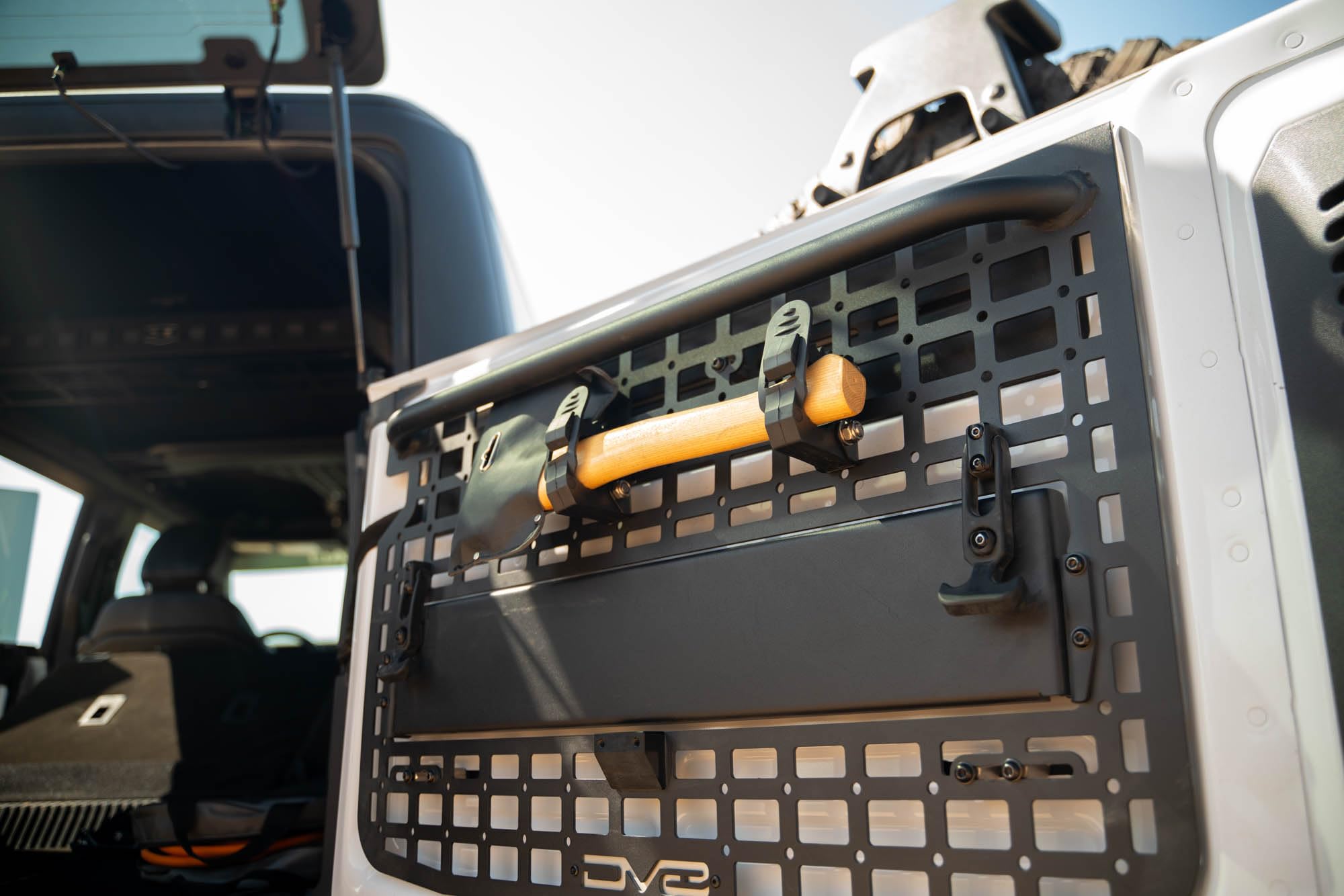 Offroad DV8 Universal Quick Release Tool Mounts | Secures a Variety of Tools & Equipment | Mounts to M6-M10 Sized Holes & Slots | Steel & Rubber Construction | Black Gloss Powder Coat | Sold as a Pair