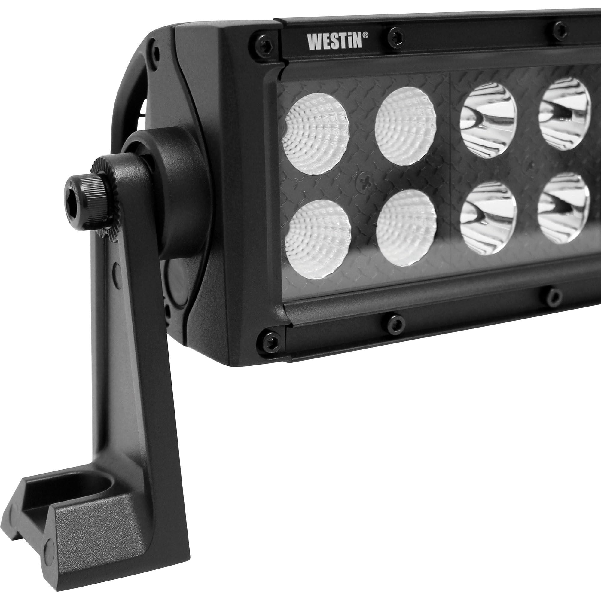 B-Force Westin 09-12212-40C Black Face 20 inch Double Row LED Light Bar with Combo Beam