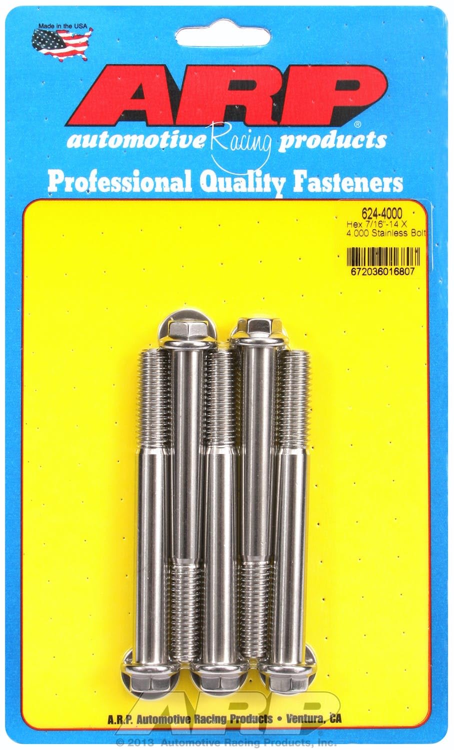 Hex Bolt, ARP (624-4000) Stainless Steel