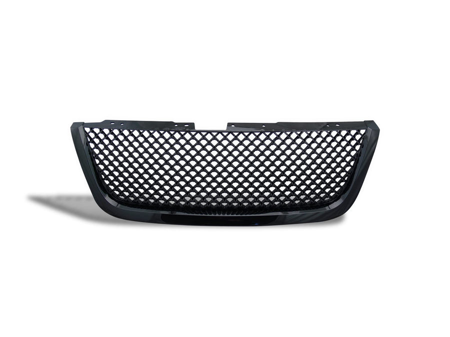 7148567 Armordillo USA Mesh Front Hood Grille - Gloss Black Fits 2007-2012 GMC Acadia