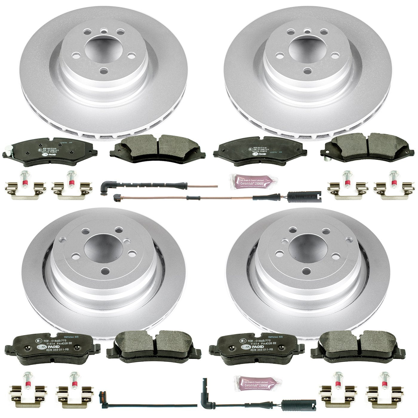 Euro-Stop Power Stop ESK6476 Brake Kit Front and Rear