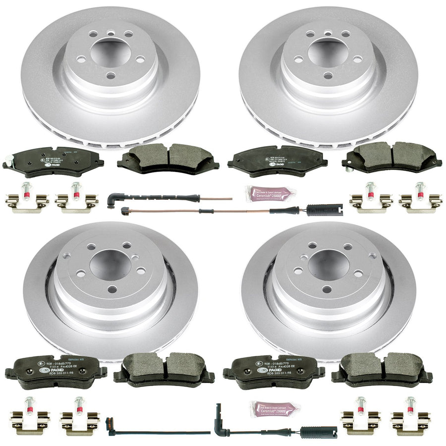 Euro-Stop Power Stop ESK6476 Brake Kit Front and Rear
