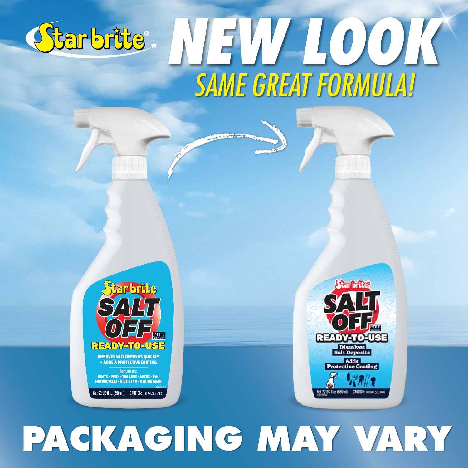 Salt Off STAR BRITE Ready-to-Use Spray - Salt Remover Wash - 22 OZ (093922)