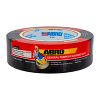 Masking Tape ABRO, GP 36mm x 55M, All Purpose Natural Masking Tape for Temporary Labeling and Marking, Easy Tear, Clean Removal, Painters Tape for DIY and Professional Uses - Natural