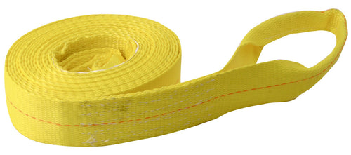 3" x 15' Tow Strap Erickson with Loops - 9000 lb. Breaking Strength