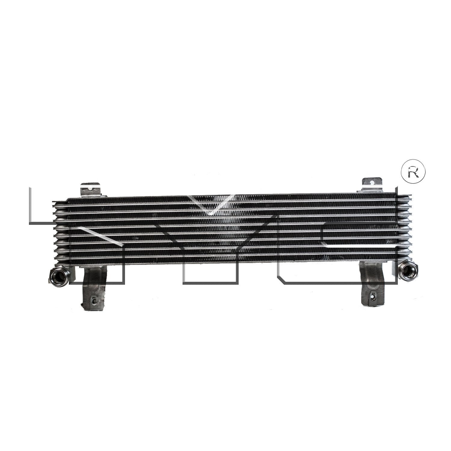 External Transmission Oil Cooler TYC 19034 Compatible with 2007-2010 Chevrolet Silverado 2500