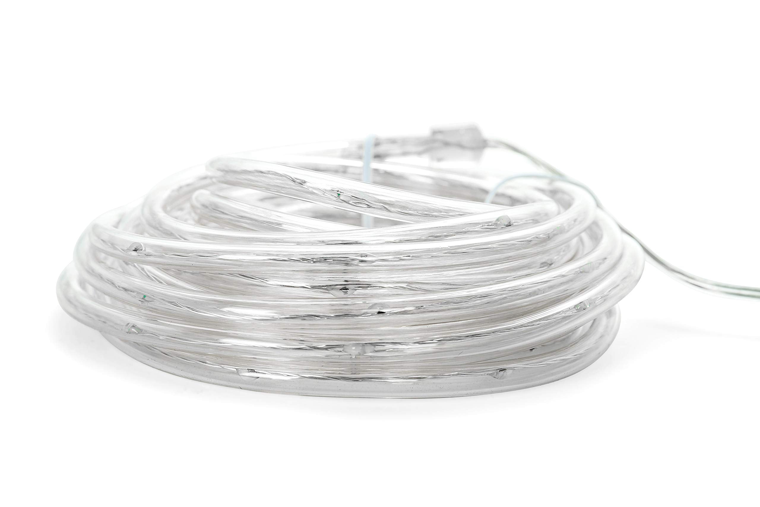 Camco 16' LED Rope Light - RV and Camper Interior and Exterior Lighting for Special Occasions and Outdoor Events, Fits Into Your RV Awning Track (53100), White