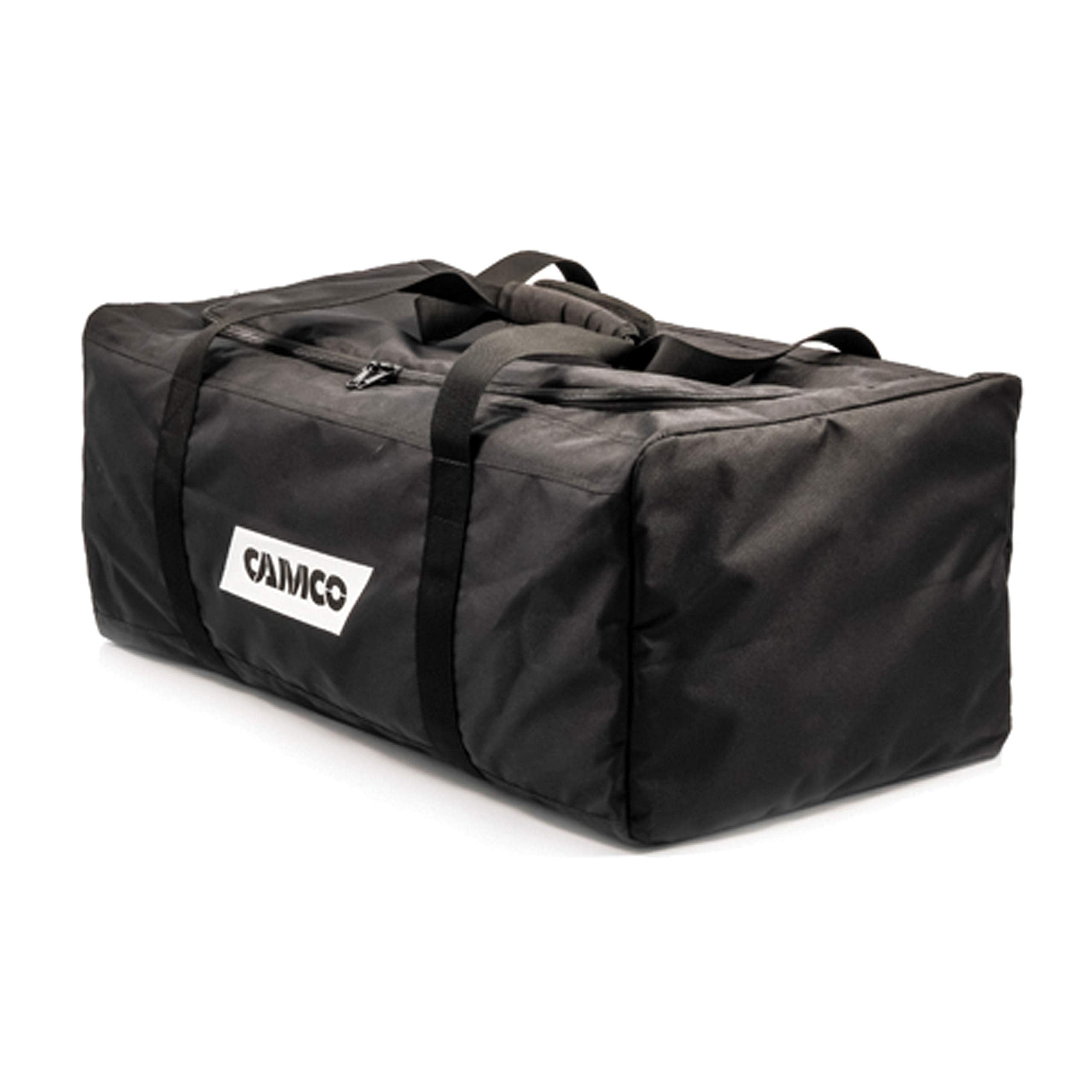 Camco Stabilization Kit Big Bag - Includes Facilities to Level and stabilize Your RV, Camper or Trailer - 14 Piece Complete Kit with Heavy Duty Storage Duffel Bag - (44550)