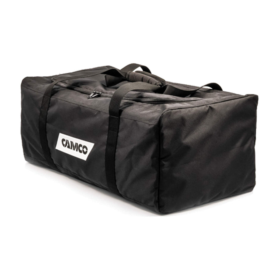 Camco Stabilization Kit Big Bag - Includes Facilities to Level and stabilize Your RV, Camper or Trailer - 14 Piece Complete Kit with Heavy Duty Storage Duffel Bag - (44550)