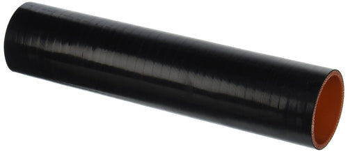 HPS Silicone HTST-225-BLK High Temperature 4-ply Reinforced Tube Coupler Hose, 75 PSI Maximum Pressure, 12" Length, 2-1/4" ID, Black