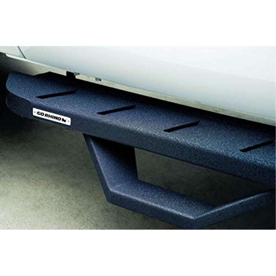 RB10 Running Boards Go Rhino! - Complete Kit: RB10 Running Board + 2 Pair RB10 Drop Steps, (6345168720T)