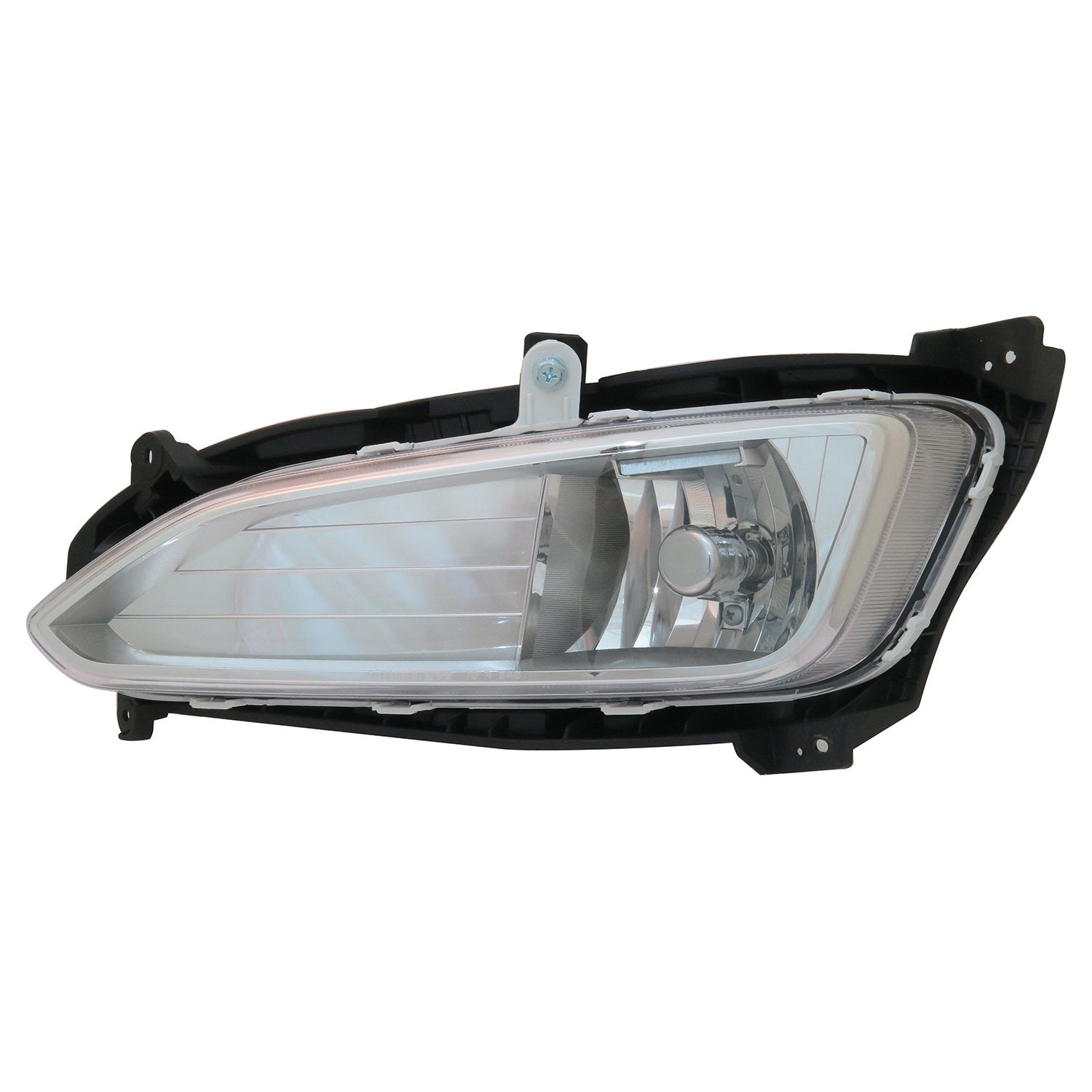Left TYC Fog Light Assembly Compatible with 2013-2016 Hyundai Santa Fe