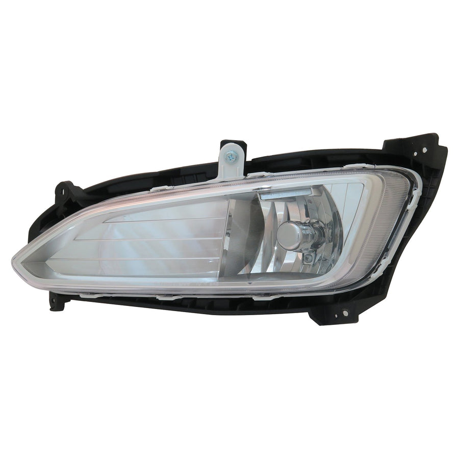 Left TYC Fog Light Assembly Compatible with 2013-2016 Hyundai Santa Fe