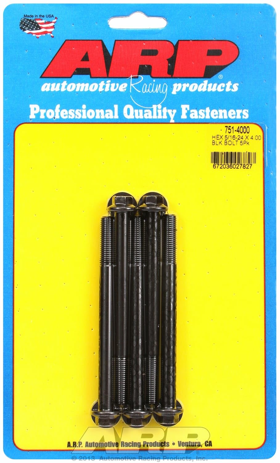 Hex ARP (751-4000) Oxide Bolt, Black