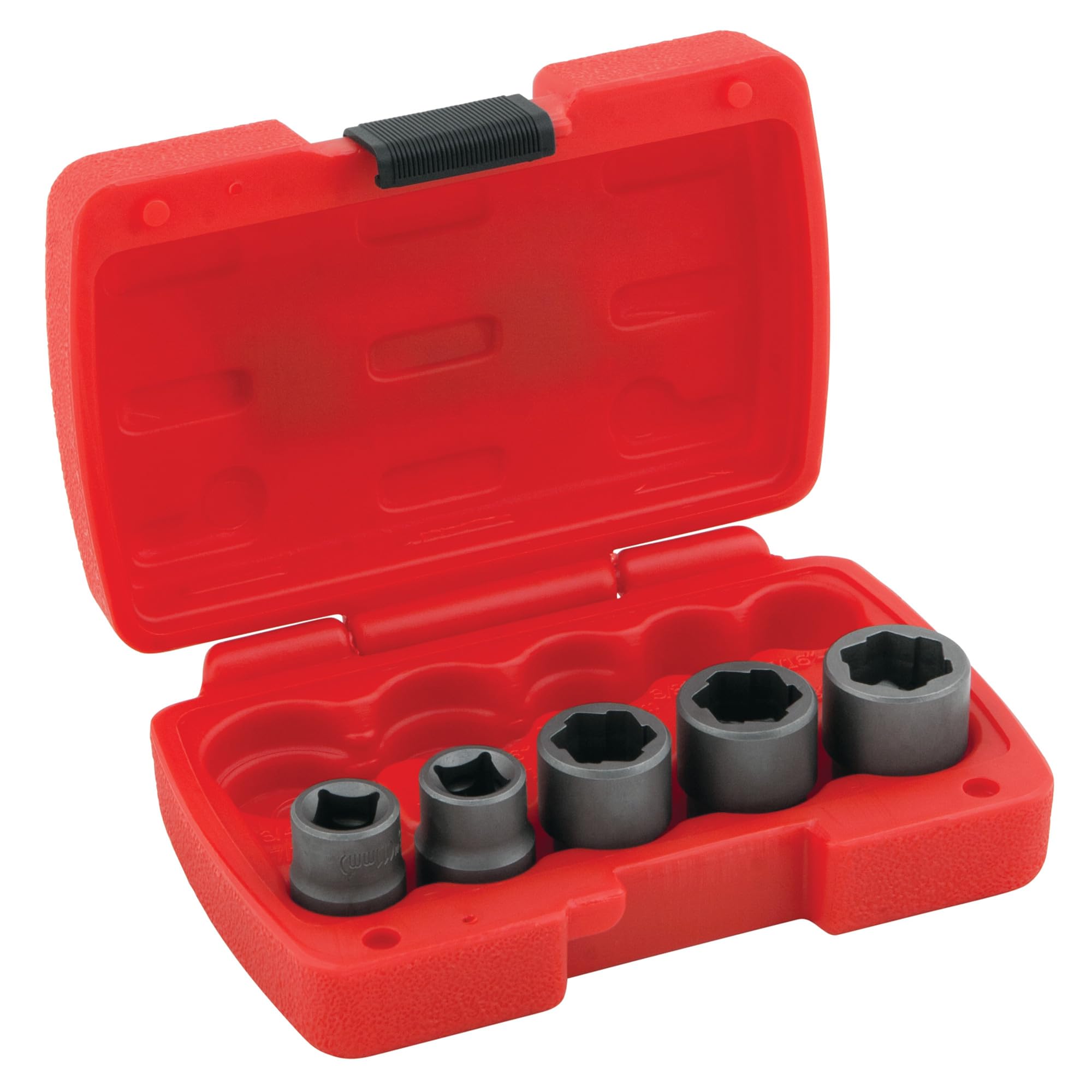 W38919 Performance Tool 3/8-Inch Drive 5 Piece Bolt Extractor Set (Metric/SAE)
