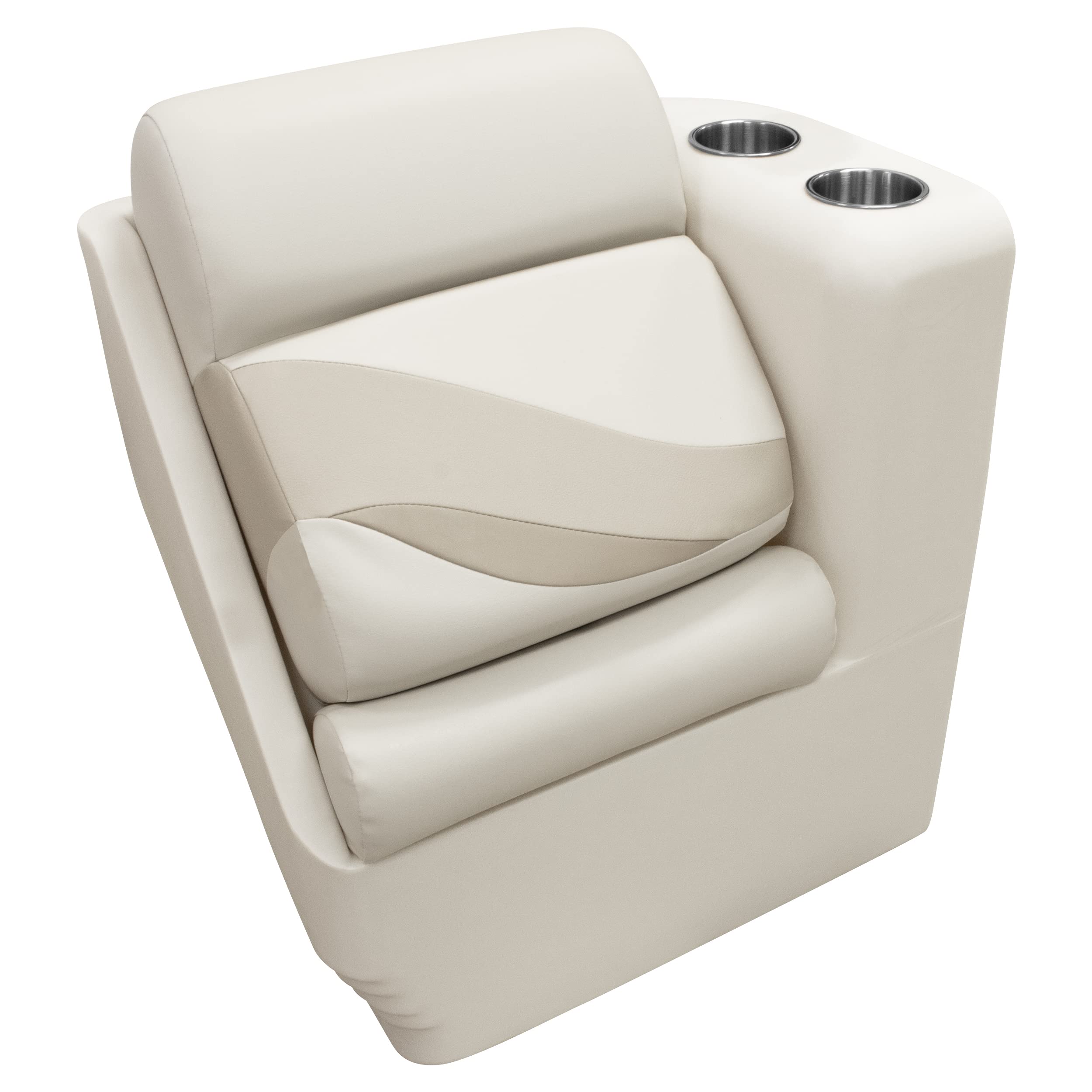 Wise Premier Series BM13006R-1066 Pontoon Right Lean Back Recliner, Stone/Mocha Java/Khaki
