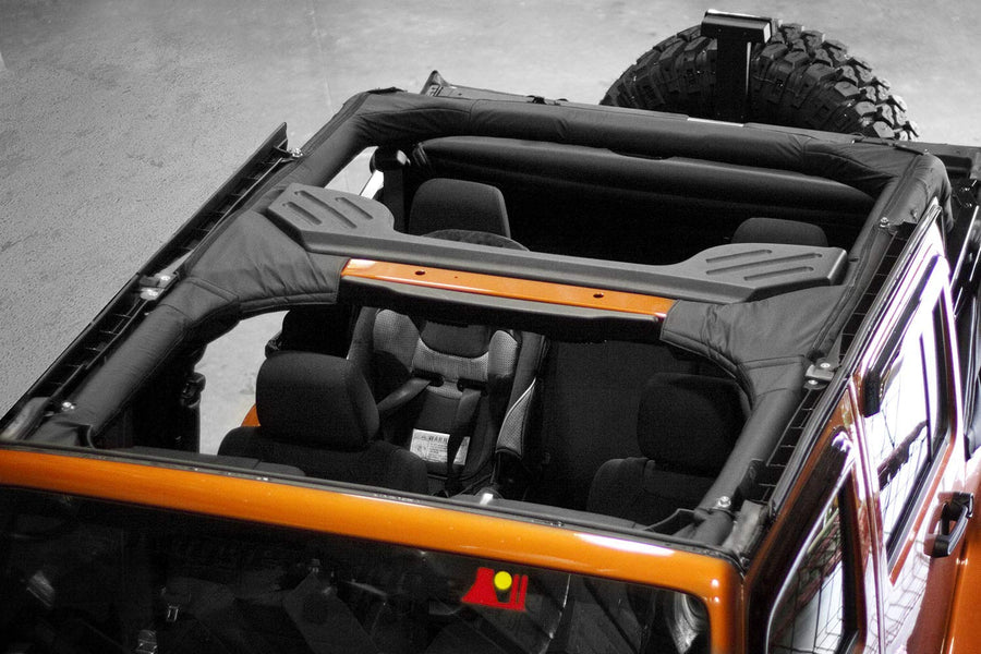 Rugged Ridge JKU Roll Bar Cover for Jeep Wrangler | 13613.01 | Fits 2007-2018 Jeep Wrangler JKU 4-Door