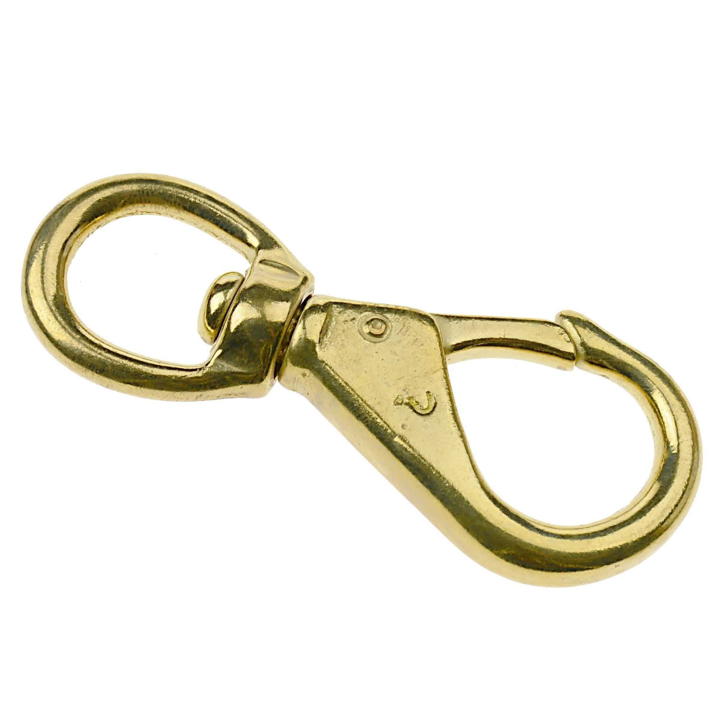 Swivel Eye Snap T-H Marine BE-HA-54340-DP, 3.75", Brass