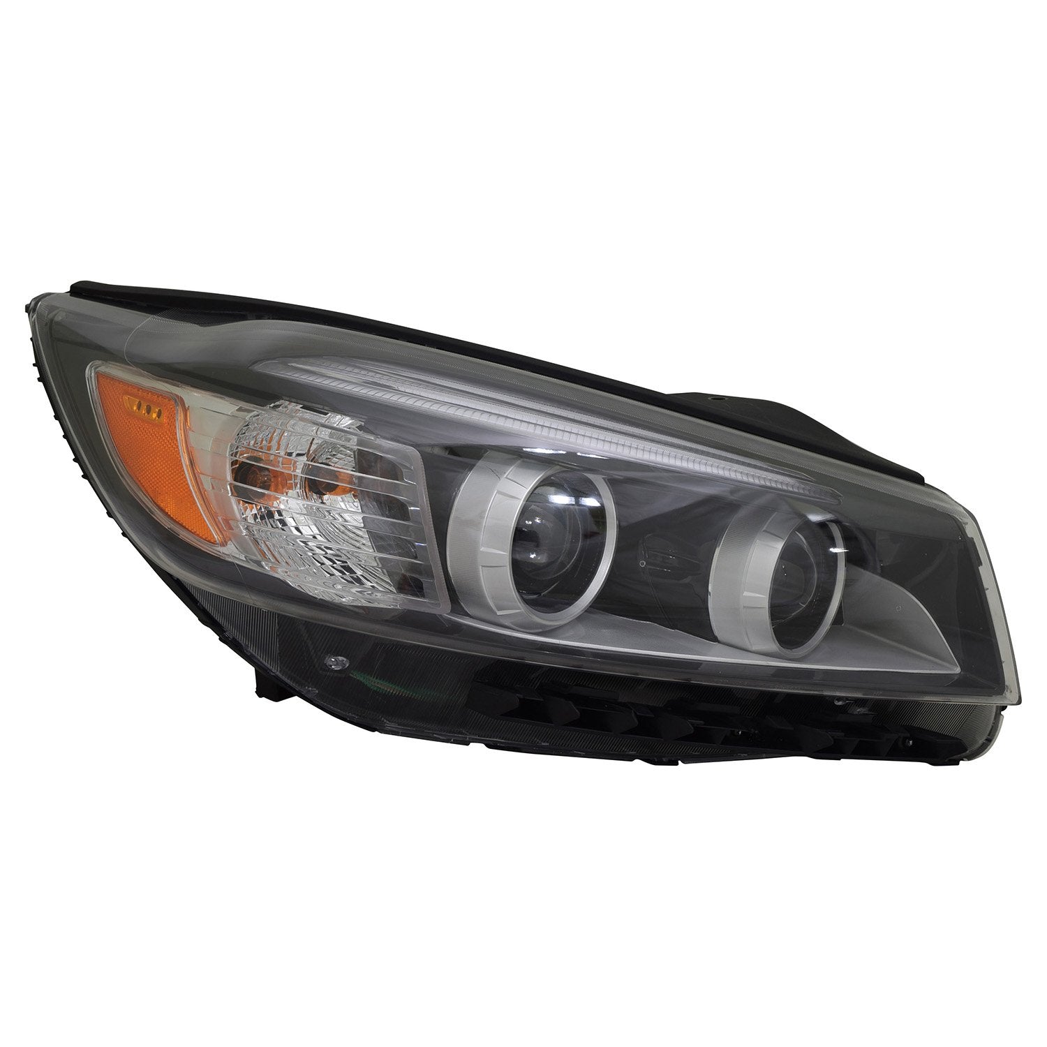 Right TYC Headlight Assembly Compatible with 2016-2018 Kia Sorento