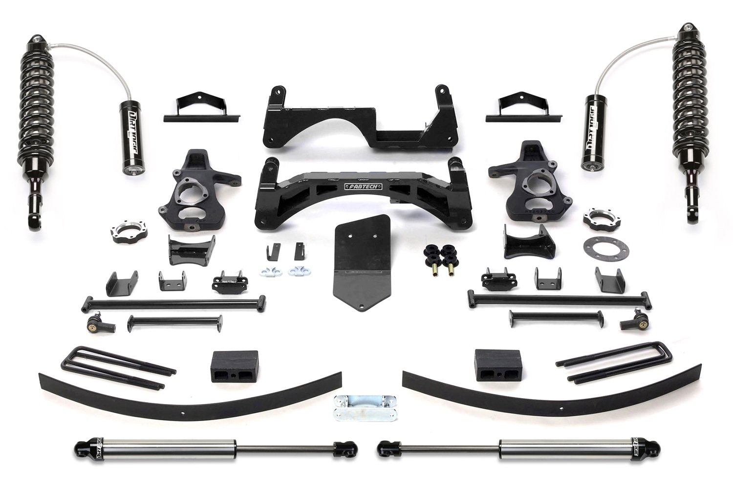 Fabtech Performance Lift System K1115DL 6 in. Lift w/Front Dirt Logic SS 2.5 Coilover Resi Rear Dirt Logic SS Shocks Lift System