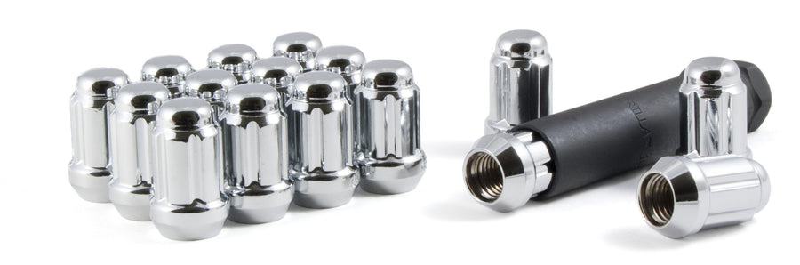 Gorilla 21132HT Automotive Small Diameter Acorn Chrome 4 Lug Kit (12mm x 1.50 Thread Size) - Pack Of 16