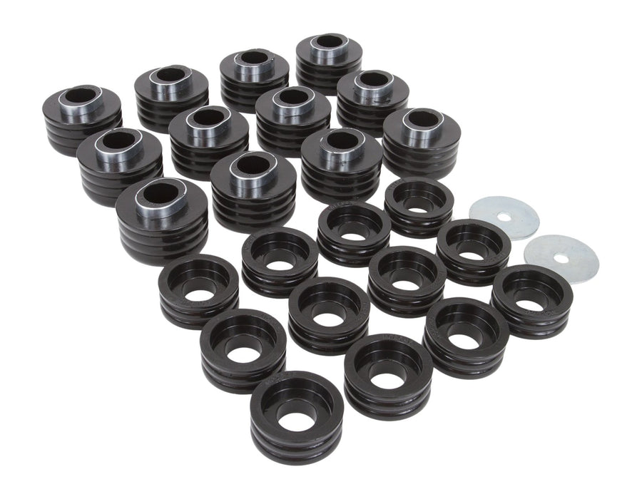 Daystar Black KF04051BK Excursion Body Mounts (99-05 Ford, Black)