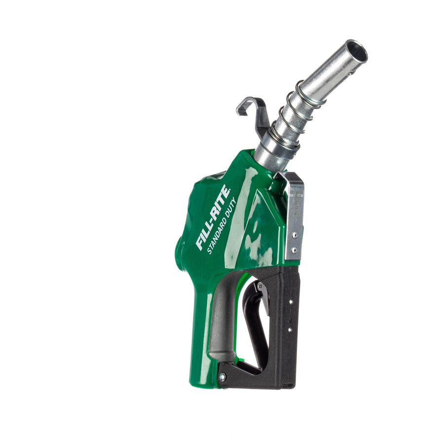 Fill-Rite 1” SDN100GAN 5 to 25 GPM Automatic Standard Duty Fuel Transfer Nozzle, Green - For Gasoline, Diesel, Biodiesel up to B20, E15 & Kerosene