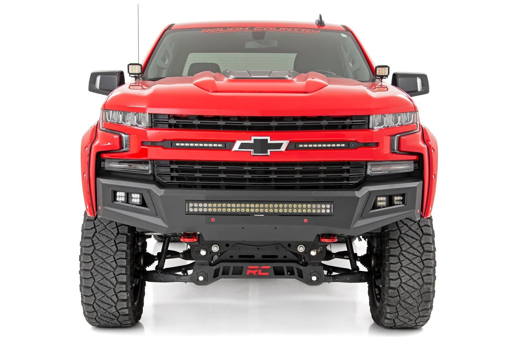 6" Lift Kit Rough Country w/M1 Struts for 2019-2024 Chevy Silverado 1500-21740