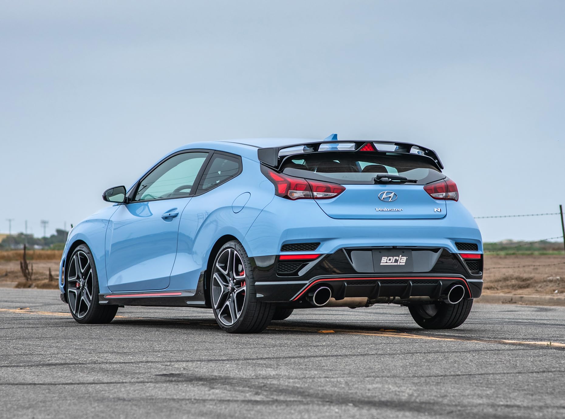BORLA Cat-Back 140832 Perf. Exhaust System for 2019-2022 Hyundai Veloster N 2.0L 4 Cyl. Turbo Automatic/Manual Transmission Front Wheel Drive 2 Door Hatchback. 2019-2020 Fits Performance Models ONLY.