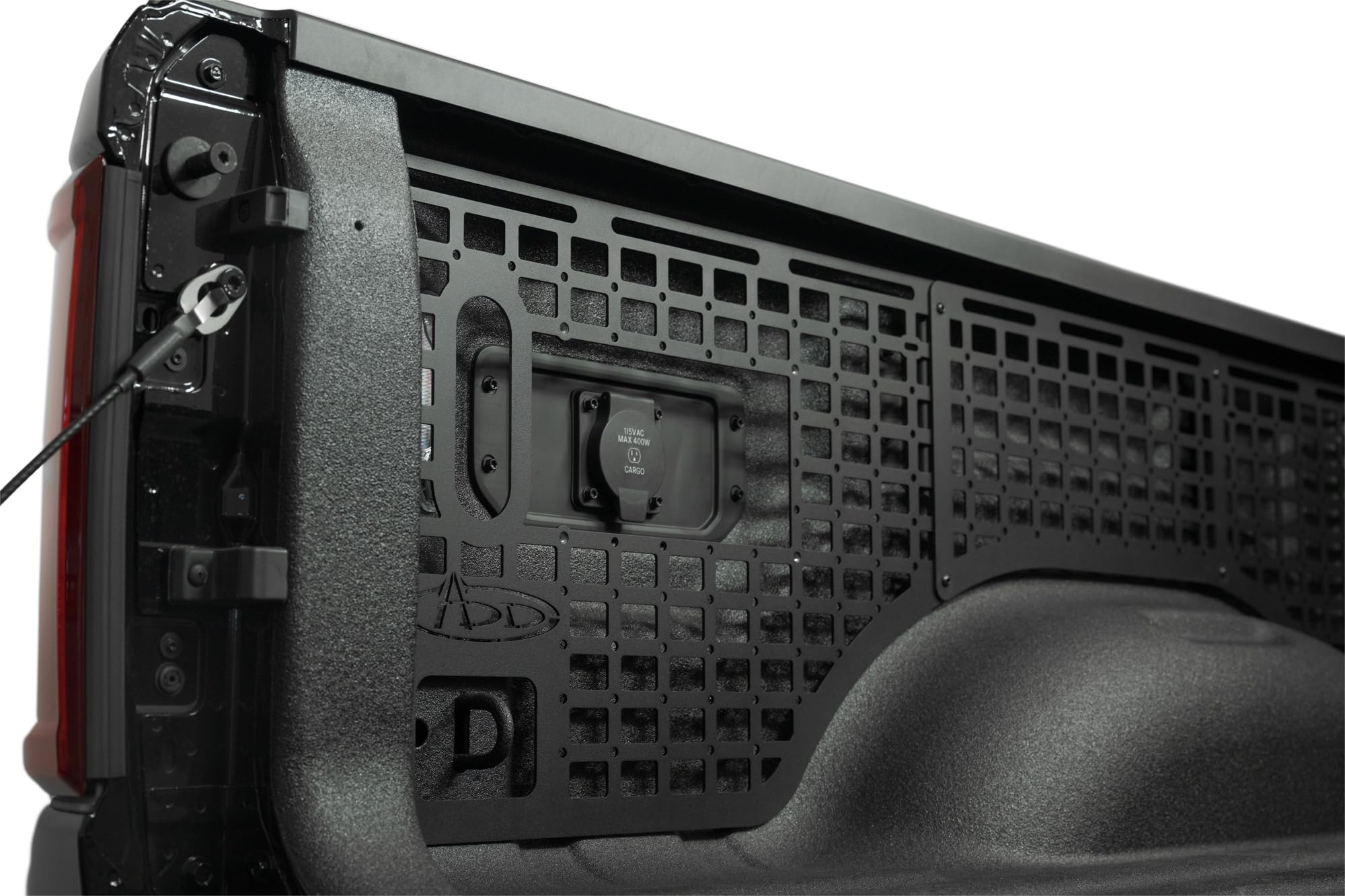 Offroad Bed Side Molle Panels ADD for 2019-2025 Ram 1500, TRX, & RHO | Driver Side Molle Panel Kit | Offers Diverse Mounting Solutions | Retains Factory Tie-Down Access | Made in The USA (RHO)