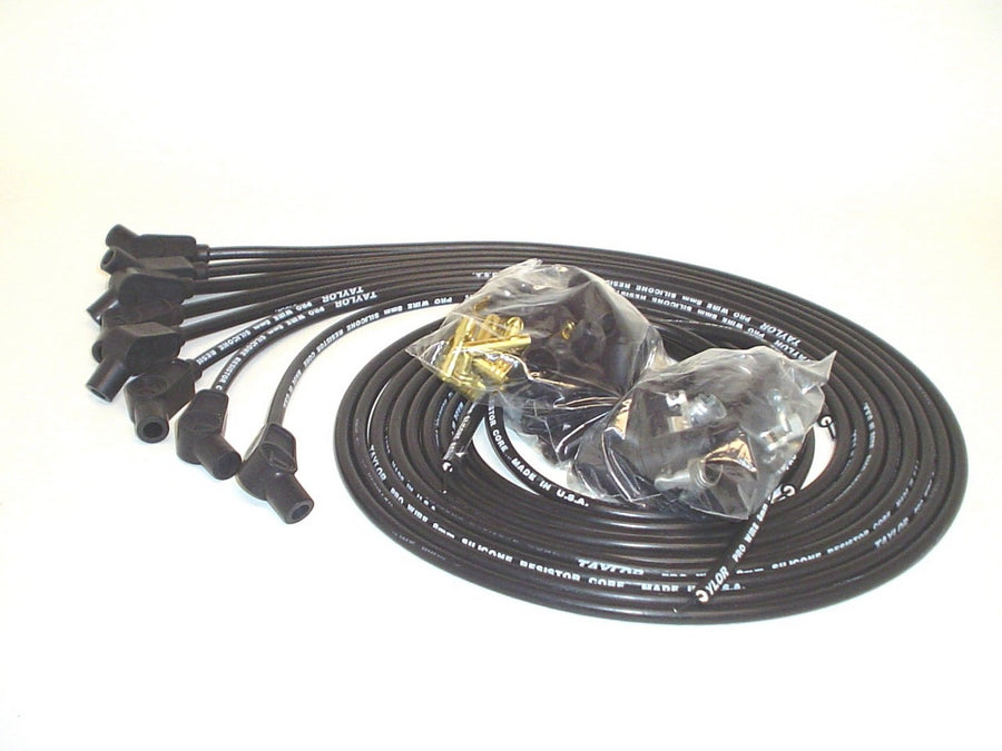 8mm Taylor Cable Pro Wire Black Spark Plug Wire Set 70053