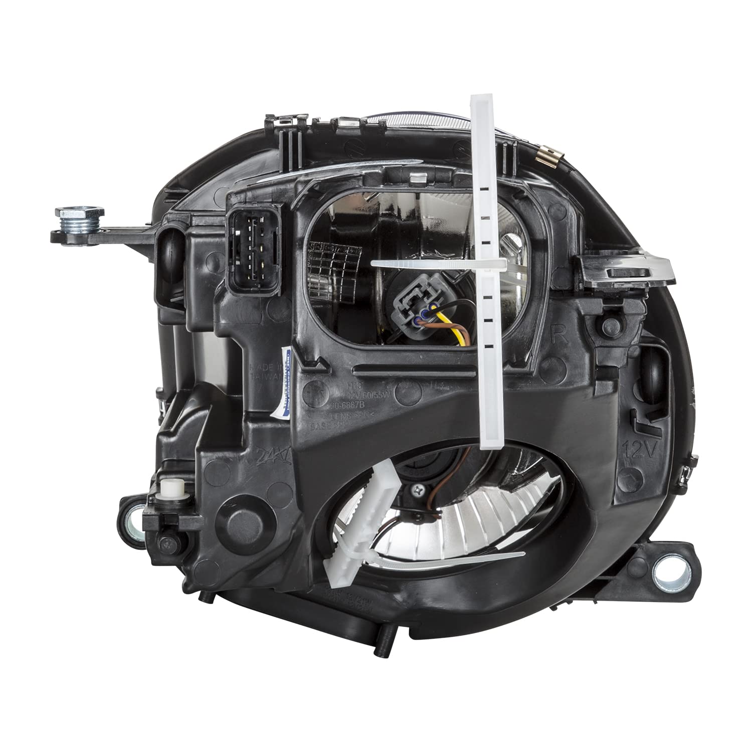 Right TYC Headlight Assembly Compatible with 2007-2013 Mini Mini Cooper