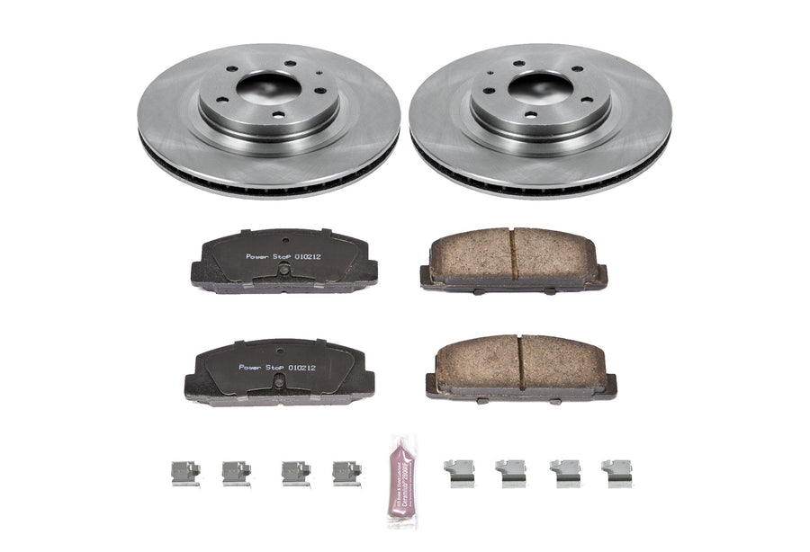 Power Stop KOE4835 Rear Replacement Brake Kit-OE Autospecialty Brake Rotors & Ceramic Brake Pads