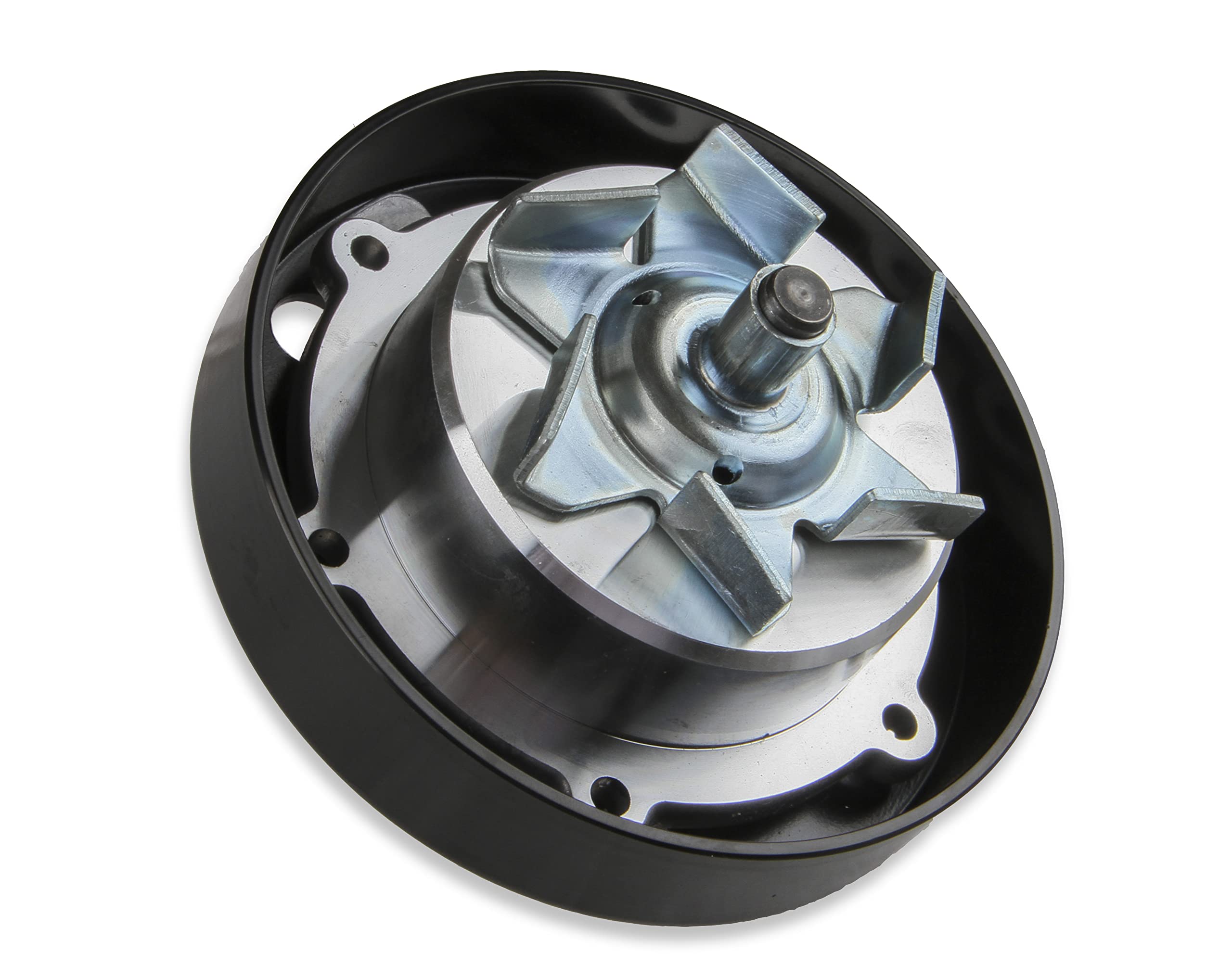 Holley Complete LS Swap Front Accessory Serpentine Drive System | Mid-Mount with Water Pump, Alternator | Gen III/IV 4.8/5.3/LS1/LS2/LS3/LS6 Black Finish 20-187BK