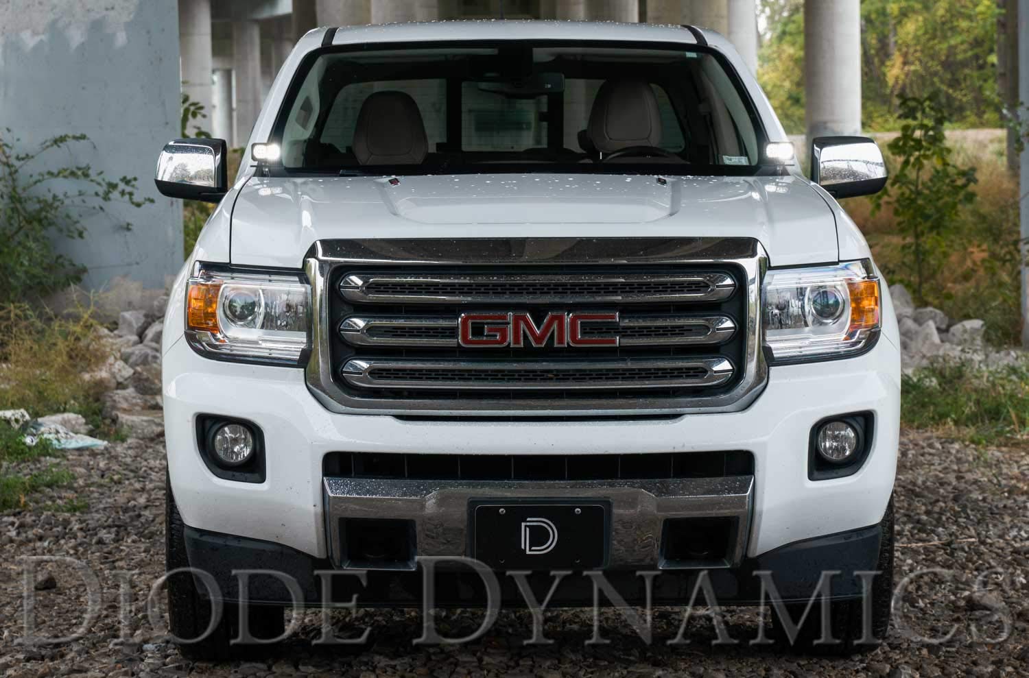 Diode Dynamics Backlit Stage Series Ditch Light Kit compatible with GMC Canyon 2015-2022, SS3 Pro White Combo
