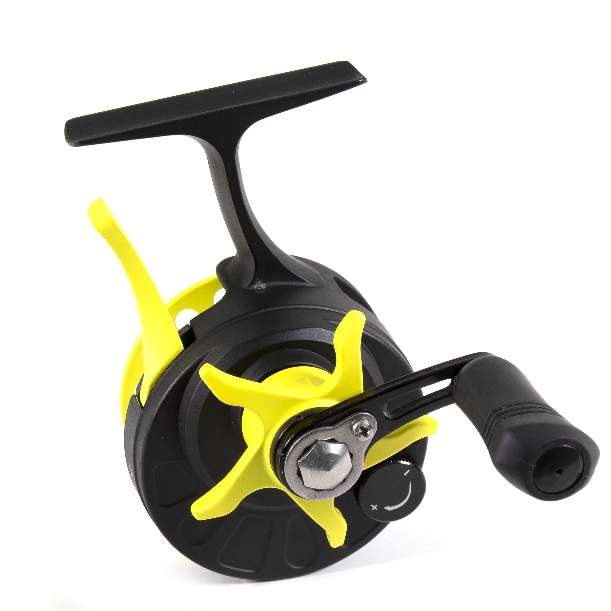 CLAM Gravity Reel 16628 - LH Retrieve, Acid Yellow