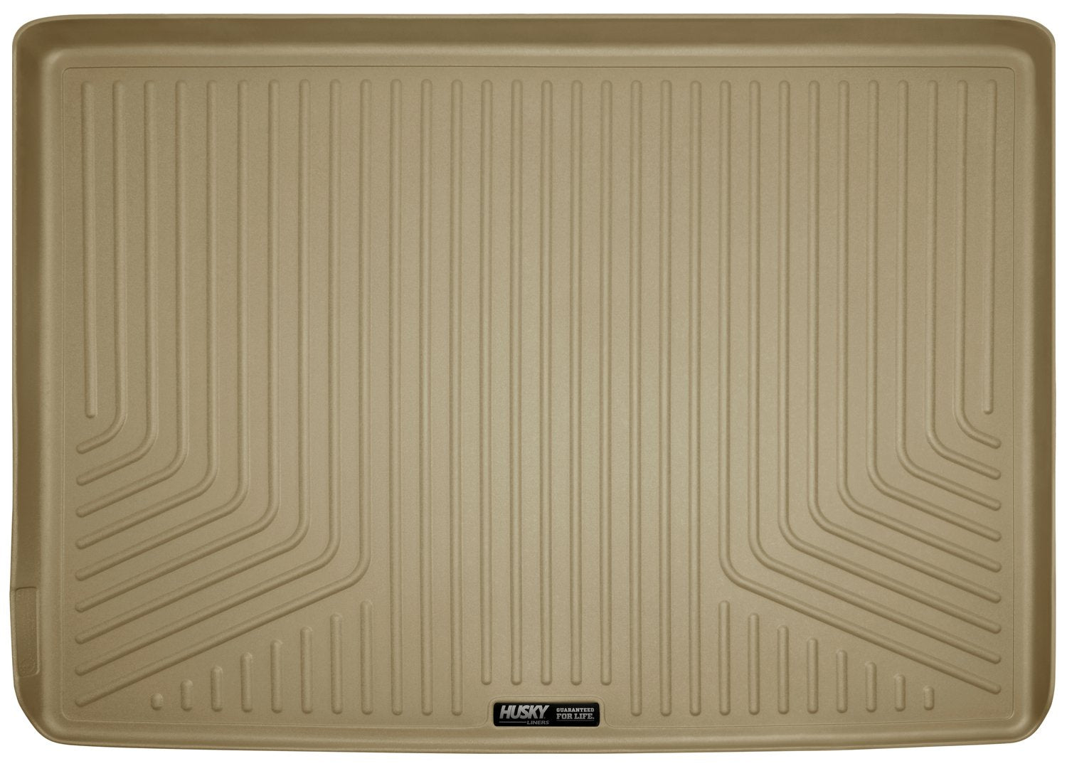 Weatherbeater Husky Liners Cargo Liner | Fits 2015-2020 Cadillac Escalade ESV/Chevrolet Suburban/GMC Yukon XL Behind 3rd Seat | 1-pc Tan - 28223