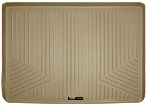 Weatherbeater Husky Liners Cargo Liner | Fits 2015-2020 Cadillac Escalade ESV/Chevrolet Suburban/GMC Yukon XL Behind 3rd Seat | 1-pc Tan - 28223