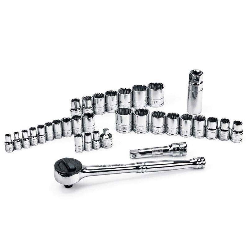 640071 Powerbuilt Socket Set, 33-Piece