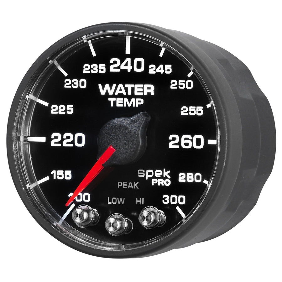 Gauge AUTO METER P546328-N2 Water Temp (Spek-Pro - Nascar 2-1/16" Water Temp, 100-300`F, BFB, ECU, Spek Nl)