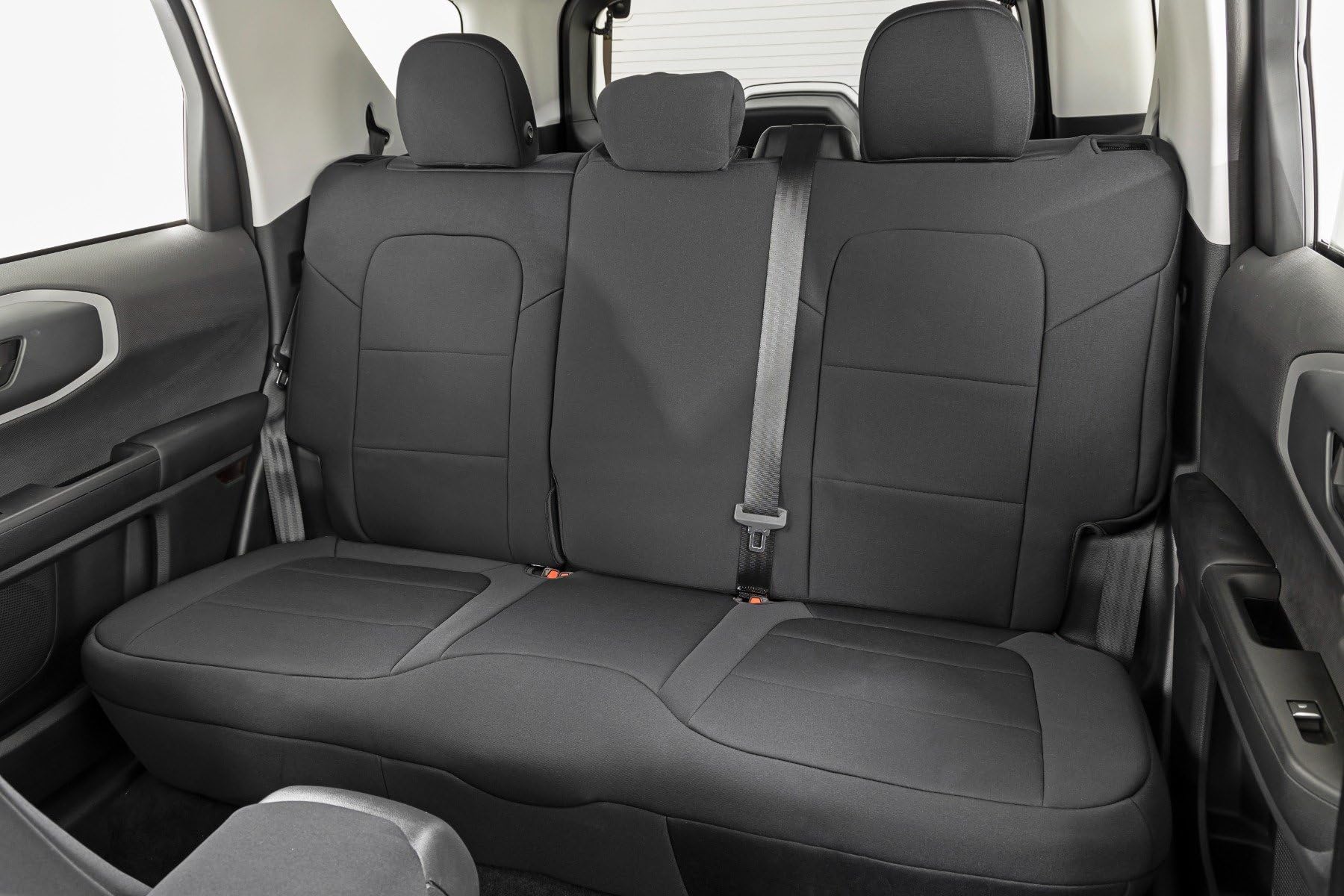 Rough Country Seat Covers Neoprene for Ford Bronco Sport 4WD (2021-2025) - Waterproof, UV-Resistant, Foam-Padded Front & Rear Covers