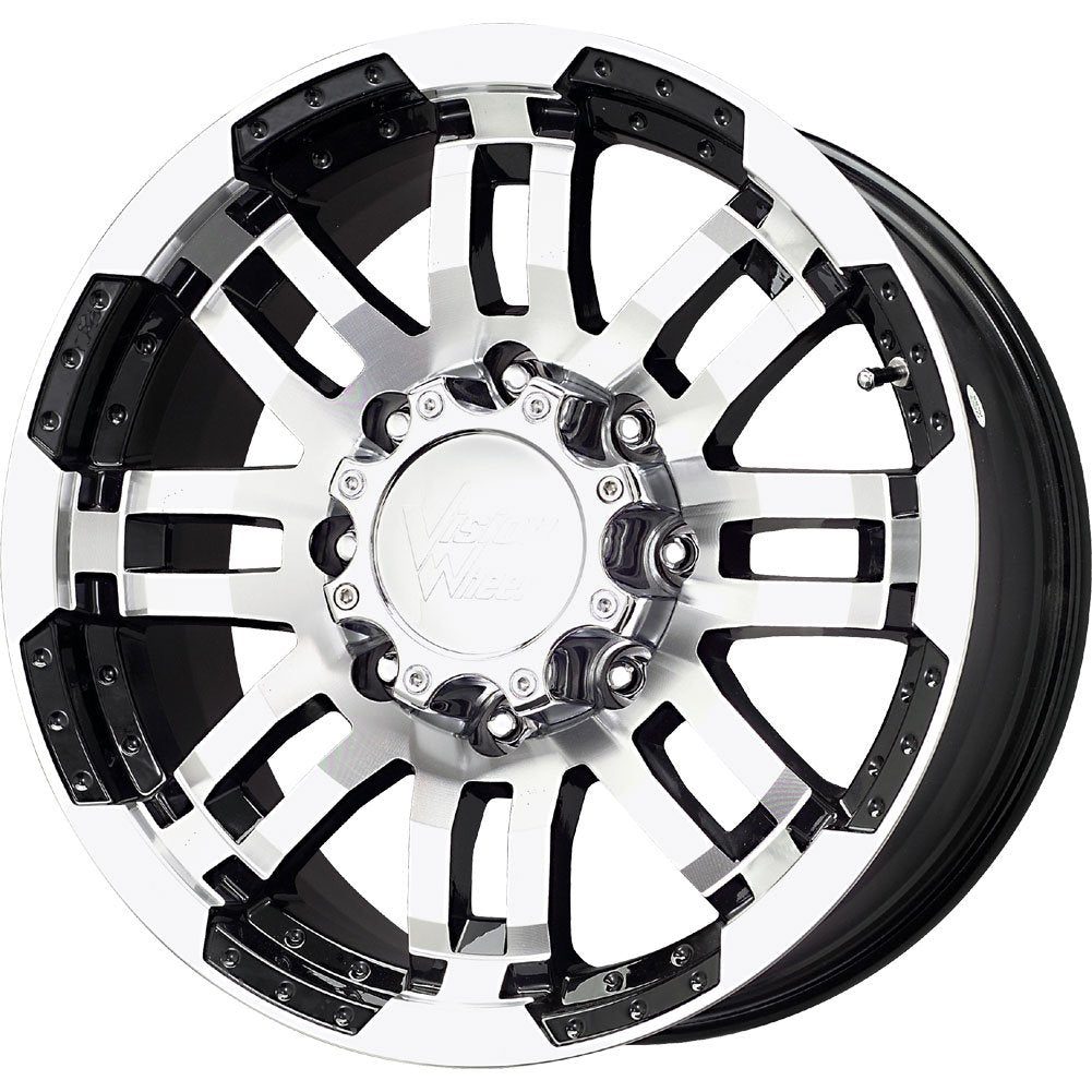 Warrior Vision 375 Gloss Black Wheel with Machined Face (16x6.5"/5x130mm)